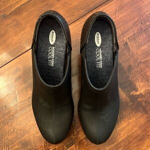 Dr. Scholls booties - black leather 9M